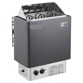 Sauna Heater, 4.5KW 220V Electric Sauna Stove, Steam Bath Sauna Heater with Built-In Controls, 3h Timer and Adjustable Temp for Max. 105-210 Cubic Feet, Home Hotel Spa Shower Use, FCC Certification
